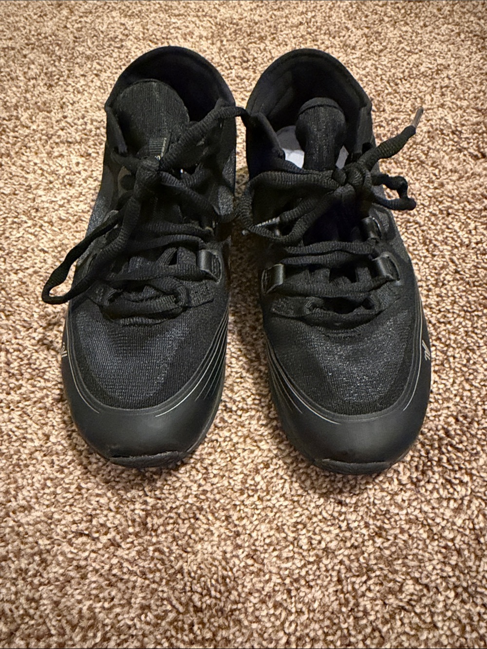Varsity Cheer Black Athletic Sneakers for Women